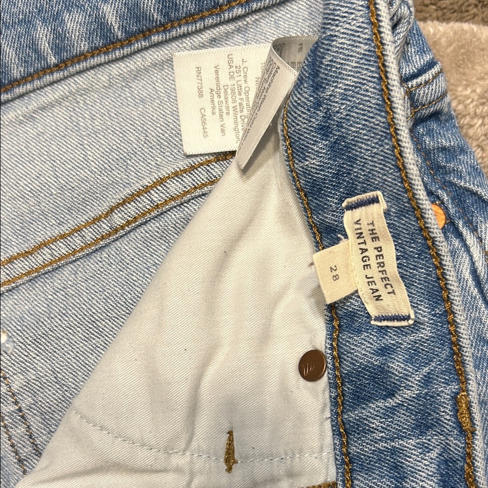 Madewell Straight Leg Jeans - Vintage Light Blue